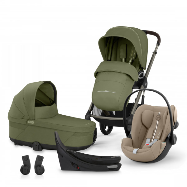 CYBEX Gold Talos 2025 S LUX 4in1 - Moss Green / Almond Beige